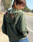 Camp Happy Green Hoodie