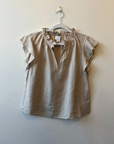 Velvet, Semira Woven Linen Top