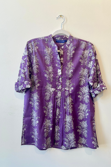 Ro's Garden, Arles Shirt-Violet Bataca