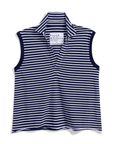 Frank & Eileen, Olivia Popover Collar Tank-Yacht Stripe