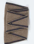 Oats & Rice, Bronte Knitted Cashmere Scarf-Tan