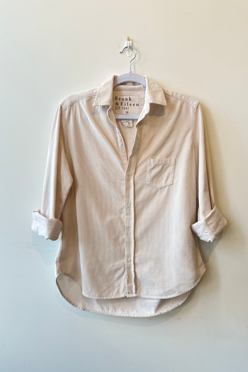 Frank & Eileen, Eileen Relaxed Button-Up Shirt- Vintage White