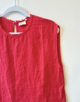 Hartford, Women's Woven Top-Tomato