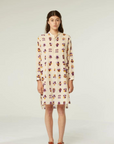 Moismont, Martine Tunic- Flowers Viola Natural