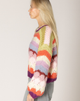 Lyla+Luxe, Hala Stripe Sweater