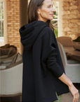 Frank & Eileen, Kane Capelet hoodie- Black