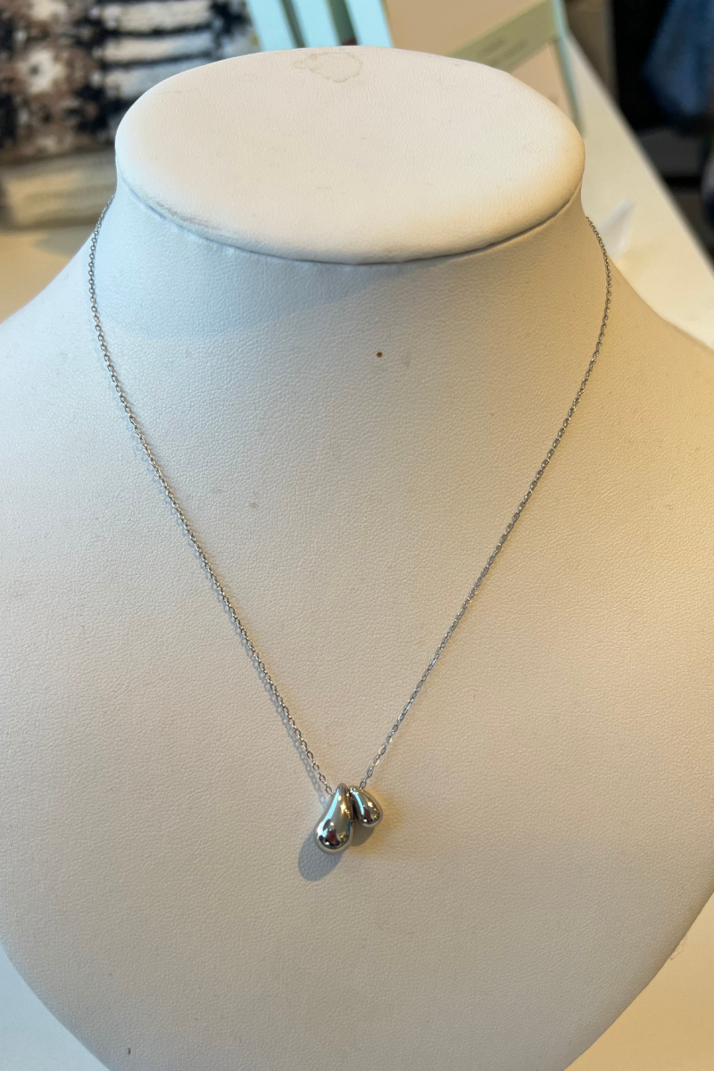 LC, Gota steel Necklace- Silver