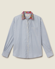 TROVATA, Blake Oversized Shirt- Seaside Stripe