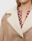 Velvet, Molly Sherpa Collared Jacket