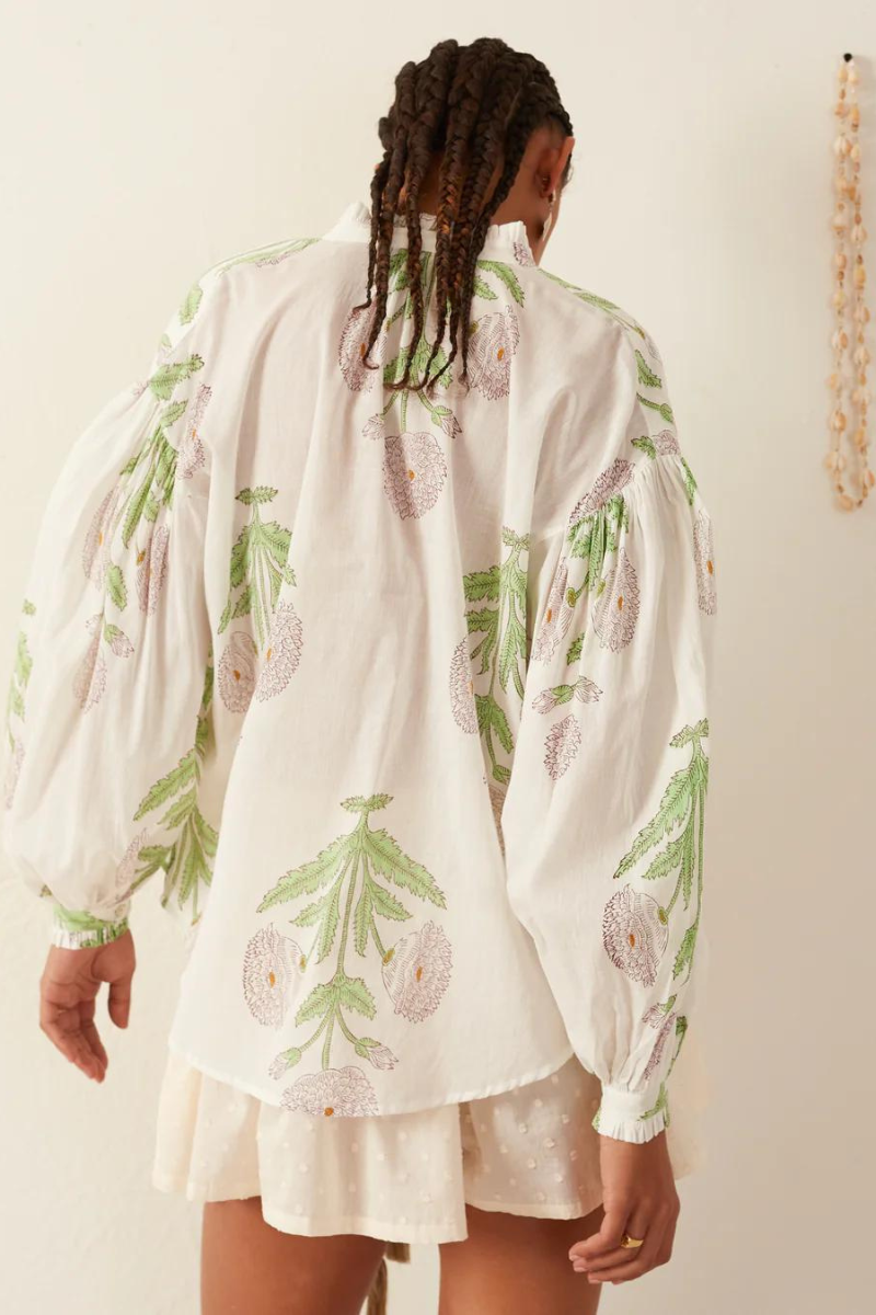 Alix Of Bohemia, Poet Moonflower Blouse