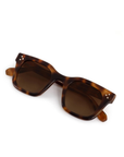 Krewe, Celeste Sunglasses- Maple & Crystal Polarized