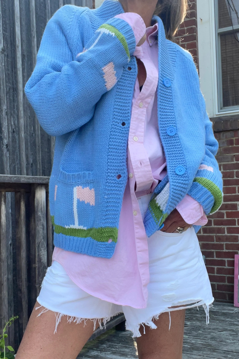 Varsity Par-Tee Golf Cart Cardigan