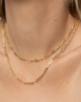 Thatch, Finn Necklace-14K Gold Plated-22 "