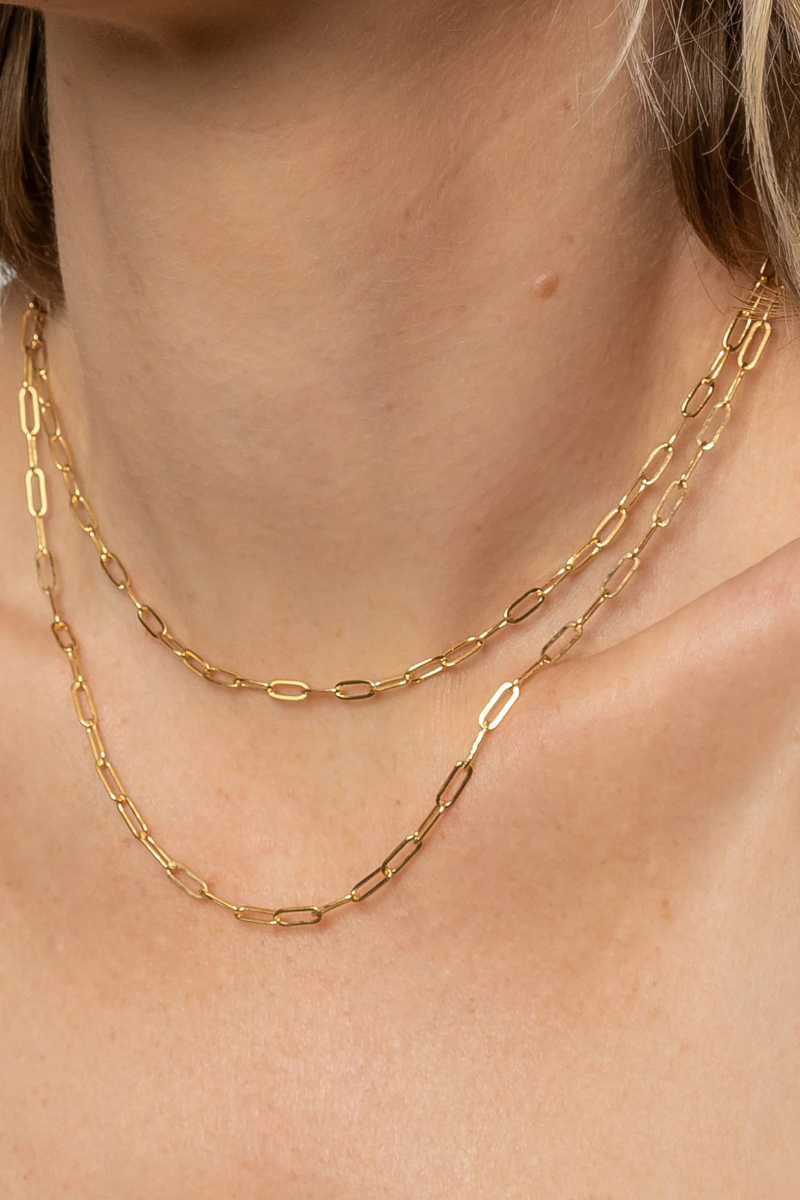 Thatch, Finn Necklace-14K Gold Plated-22 "