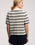 Velvet, Lumae Mesh Cotton. Knit Top