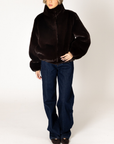 Lyla+Luxe, Kendra Faux Fur Short Coat