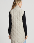 Adroit, Destiny Quilted Long Vest