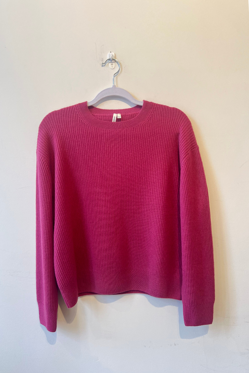 Cashmere thin Ribbed Lounge Sweater