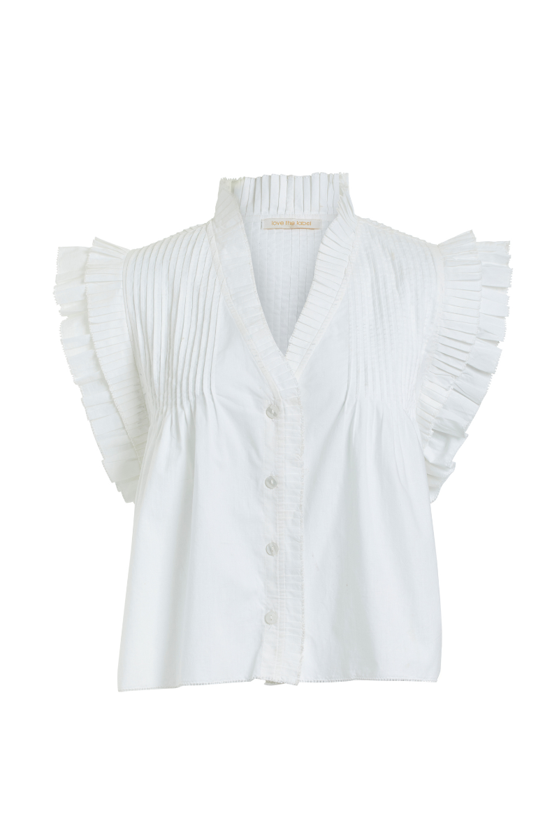 Love the Label, Dana Top- White