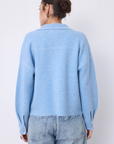 Not Shy, Levo Cashmere Jacket- Denim