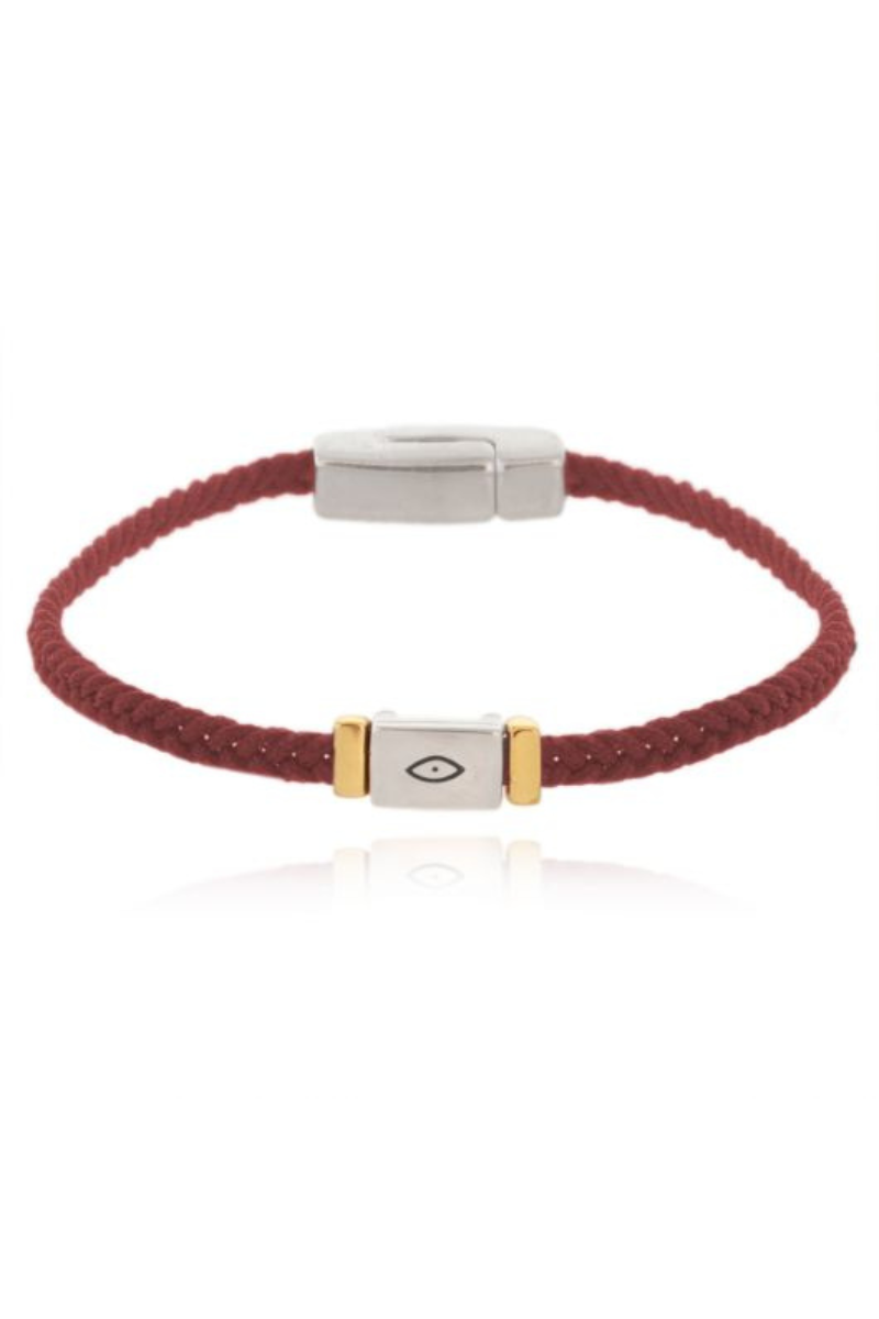 AB, Cord Bracelet with Magnetic Clasp