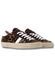 D.A.T.E. Hill Low Leopard Sneakers-White