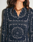 Stella Forest Long Navy Bandana Dress