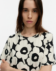 Marimekko 262, Pisteinen Unikko Dress - Black and Off-White