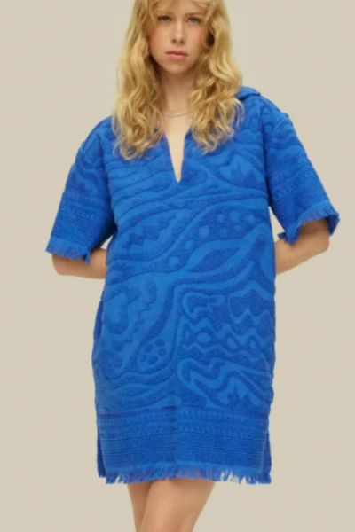 新品　OAS rapture aya terry dress：ミニドレス　ワンピ OAS/オーエーエス】 rapture aya terry dress：ミニドレス