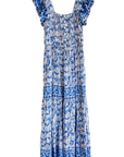 Bell, Fleur Maxi Dress- Blue Print
