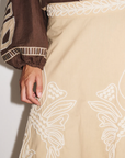 Stella Forest, Alma Long Skirt- Beige