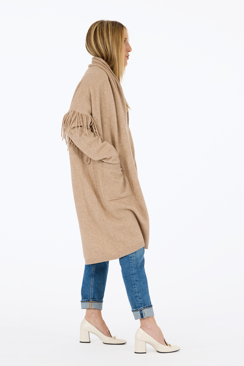 Kerri Rosenthal, Cali Fringe Duster- Camel