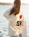 Varsity Cardigan - Ski