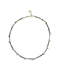 Tourmaline Necklace with Gold Accents