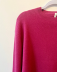 Cashmere thin Ribbed Lounge Sweater