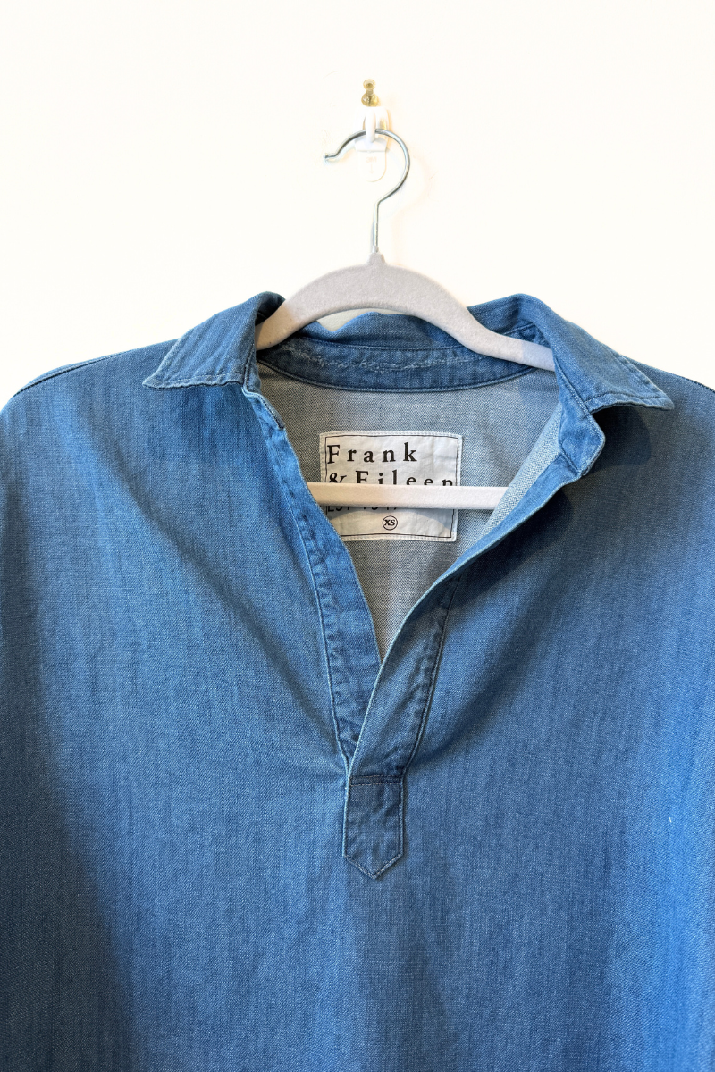 Frank & Eileen, Gabi Popover Shirt- Vintage Distressed Wash