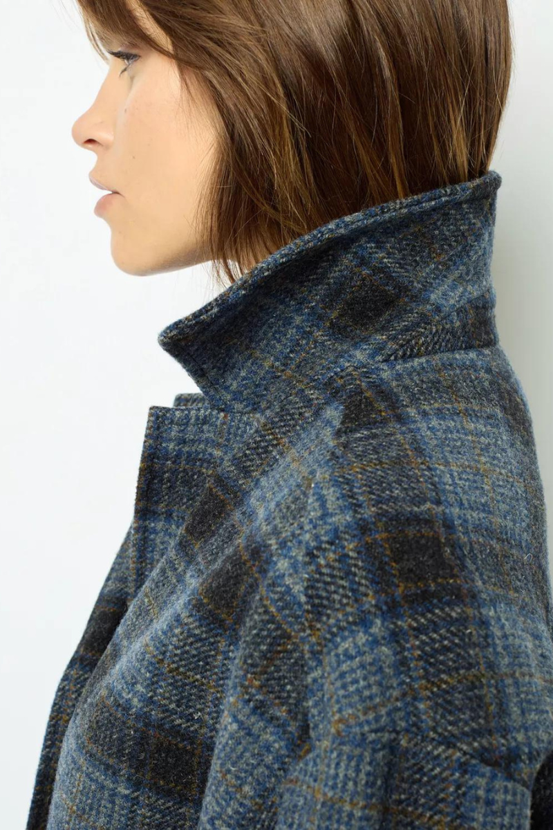 Gerard Darel - Mayssane Wool Check Jacket