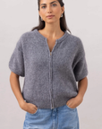 Charli, Gabi Zip Cardigan