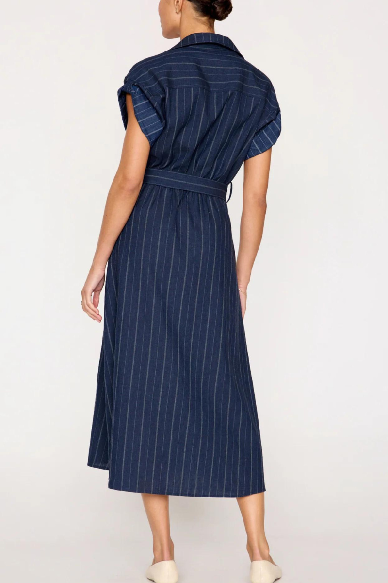 Brochu Walker, Fia Belted Stripe Dress