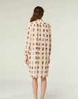 Moismont, Martine Tunic- Flowers Viola Natural