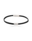 AB, Women's Leather Bracelet With Magnetic Clasp