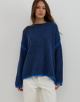 Charli, Cleo Sweater- Navy