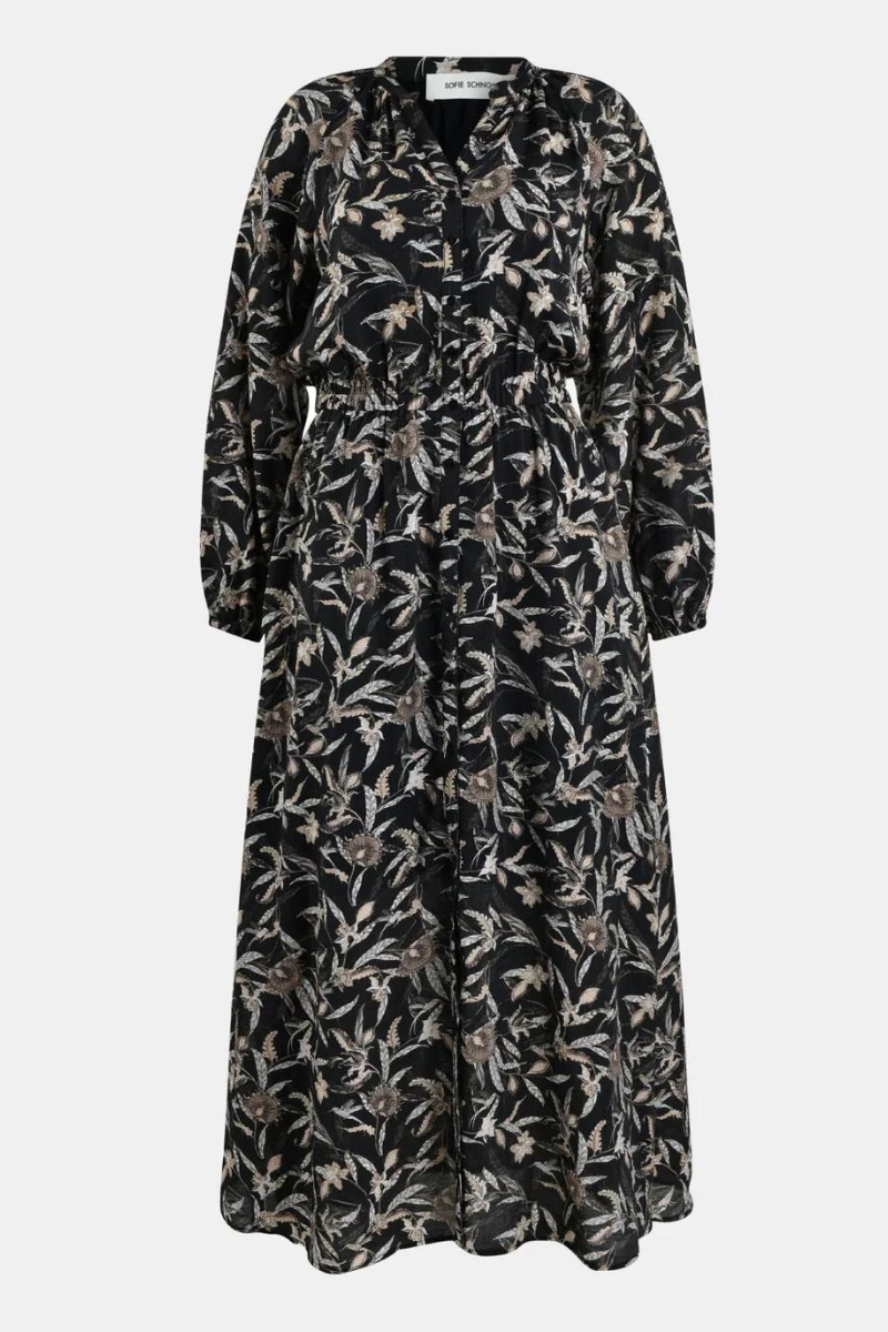 Sofie Schnoor, Black Print Dress