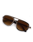 Krewe, Jordan Sunglasses- Bronze Metallic+12K