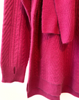 Cable Knit Hygge Sweater with Scarf (Limited FUN Colours)