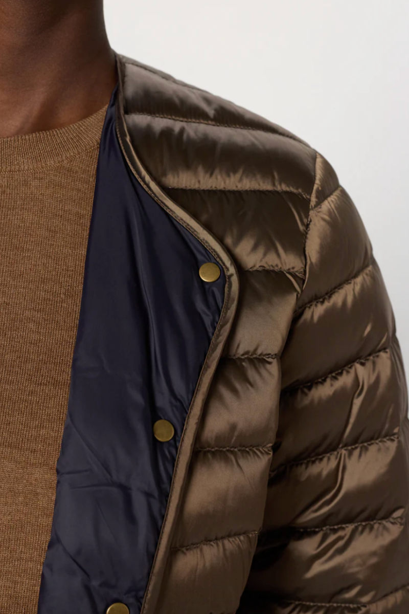 Gerard Darel, Micaela Reversible Down Jacket- Cigare