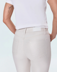 Pistola, Lennon High Rise Crop Boot Pant - Ivory Luster