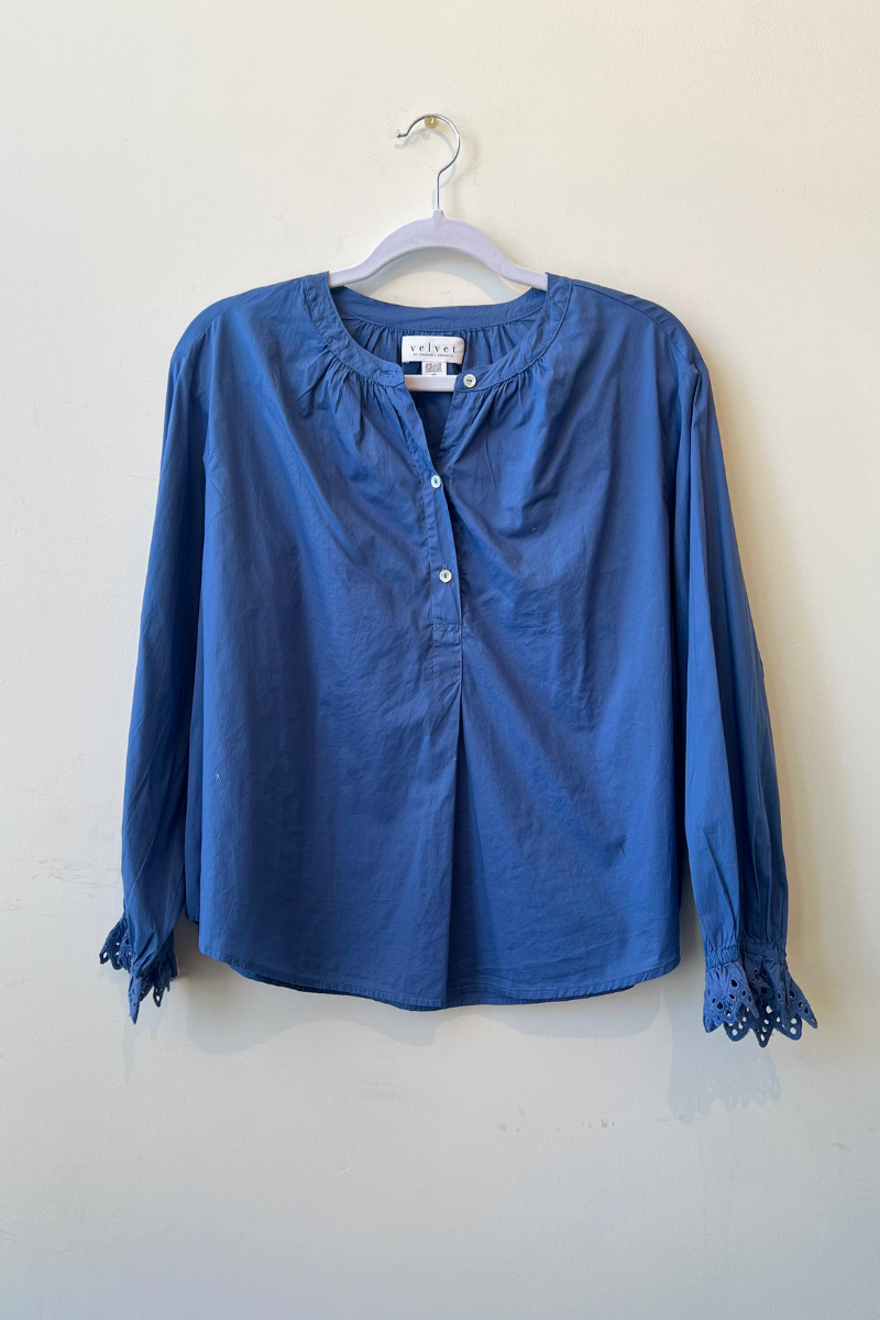 Velvet, Jacob Shirt-BlueJay