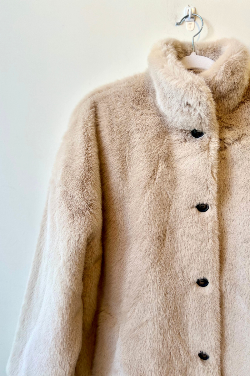 Hartford, Vayak Knitted Coat-Natural
