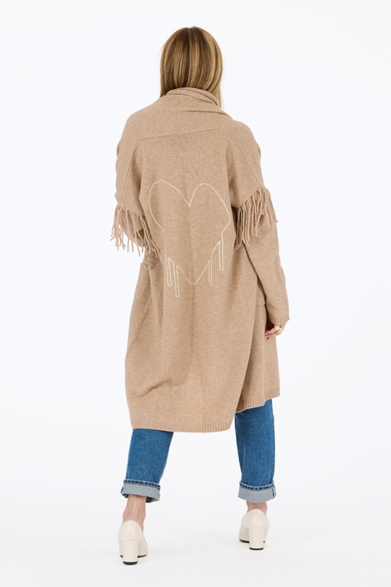 Kerri Rosenthal, Cali Fringe Duster- Camel